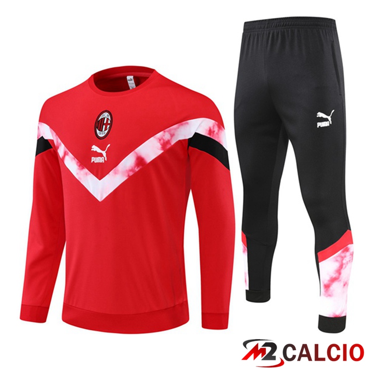 Maglie Calcio Personalizzate,Tute Calcio Squadre,Maglia Nazionale Italiana Calcio | Tuta Calcio AC Milan Rosso 2022/2023