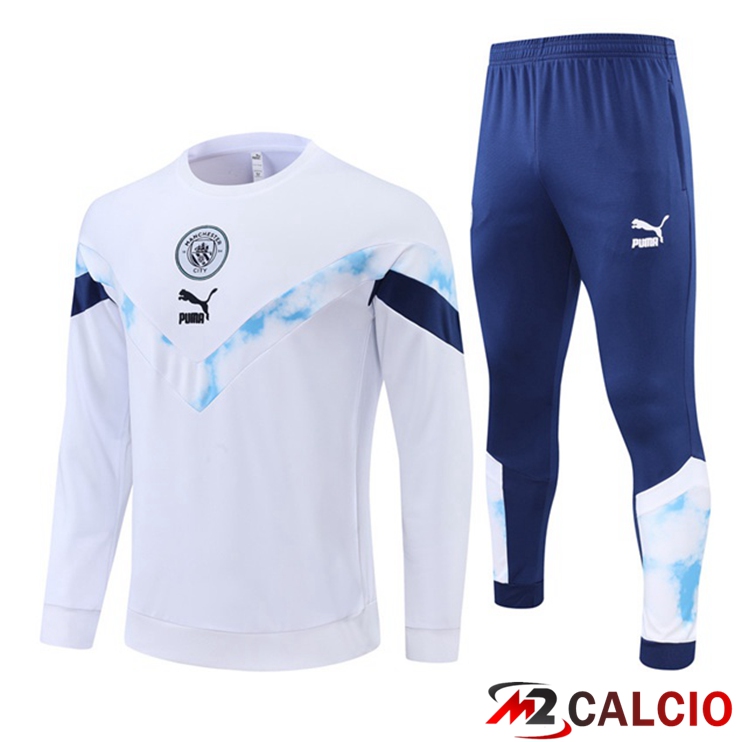 Maglie Calcio Personalizzate,Tute Calcio Squadre,Maglia Nazionale Italiana Calcio | Tuta Calcio Manchester City Bianco 2022/2023