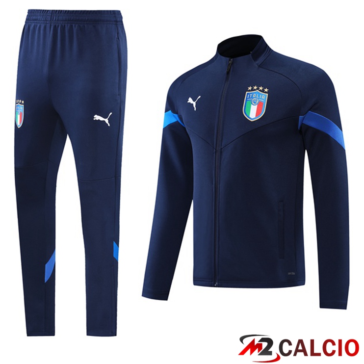 Maglie Calcio Personalizzate,Tute Calcio Squadre,Maglia Nazionale Italiana Calcio | Insieme Tuta Calcio - Giacca Italia Blu Royal 2022/2023