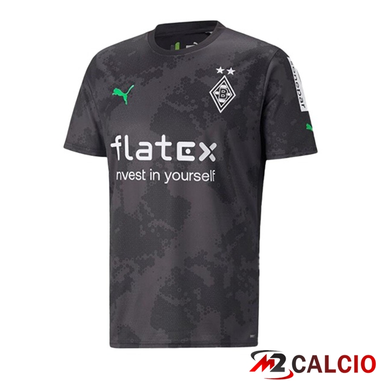 Maglie Calcio Personalizzate,Tute Calcio Squadre,Maglia Nazionale Italiana Calcio | Maglie Calcio Monchengladbach Terza Nero 2022/2023