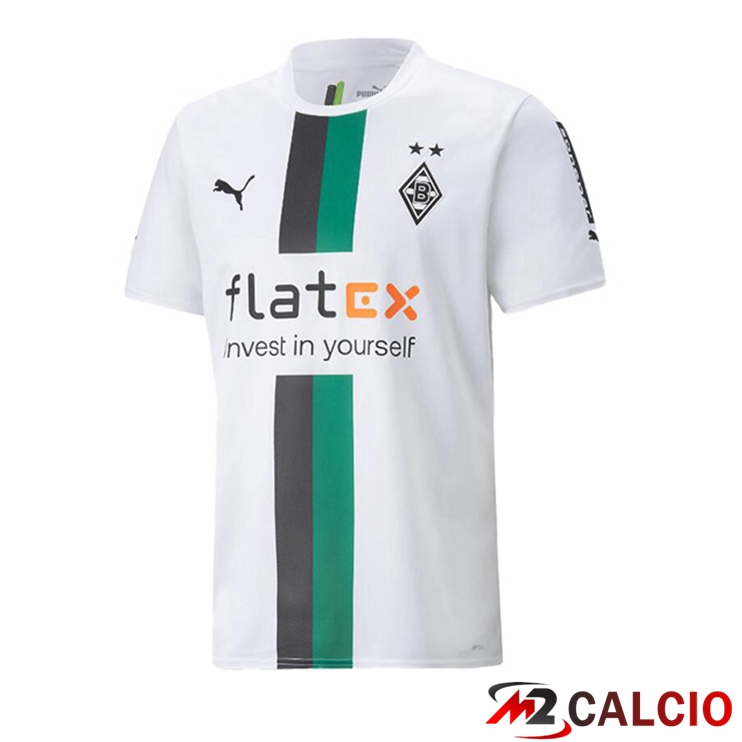 Maglie Calcio Personalizzate,Tute Calcio Squadre,Maglia Nazionale Italiana Calcio | Maglie Calcio Monchengladbach Prima Bianco 2022/2023