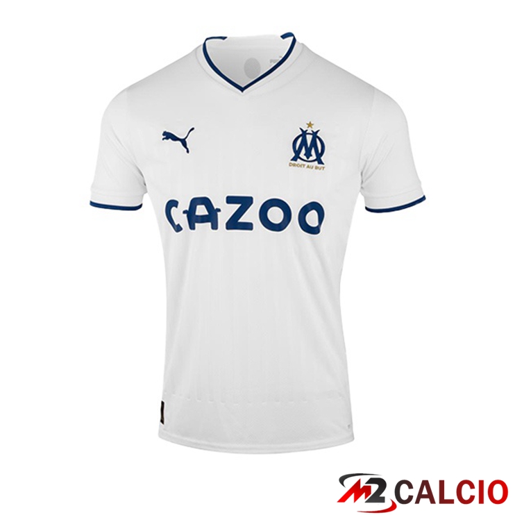 Maglie Calcio Personalizzate,Tute Calcio Squadre,Maglia Nazionale Italiana Calcio | Maglie Calcio Marsiglia OM Prima Bianco 2022/2023