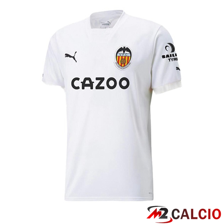 Maglie Calcio Personalizzate,Tute Calcio Squadre,Maglia Nazionale Italiana Calcio | Maglie Calcio Valencia CF Prima Bianco 2022/2023