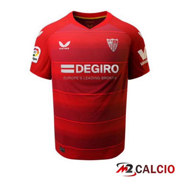 Maglie Calcio Personalizzate,Tute Calcio Squadre,Maglia Nazionale Italiana Calcio | Maglie Calcio Sevilla FC Seconda Rosso 2022/2023