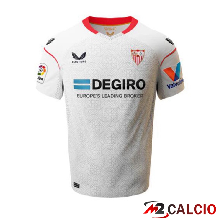 Maglie Calcio Personalizzate,Tute Calcio Squadre,Maglia Nazionale Italiana Calcio | Maglie Calcio Sevilla FC Prima Bianco 2022/2023