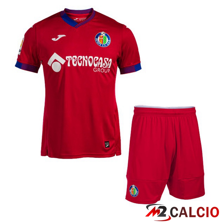 Maglie Calcio Personalizzate,Tute Calcio Squadre,Maglia Nazionale Italiana Calcio | Maglie Calcio FC Getafe CF Bambino Seconda Rosso 2022/2023