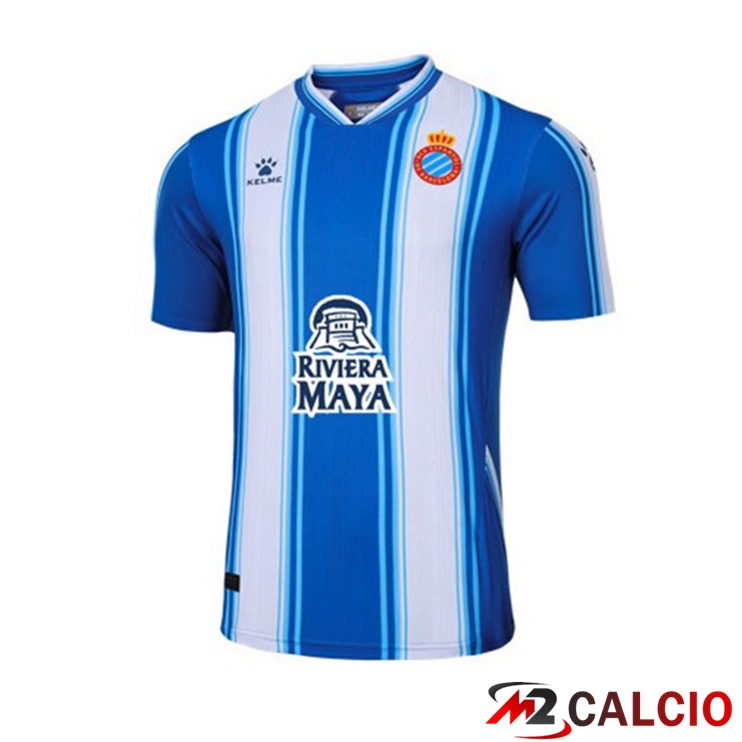 Maglie Calcio Personalizzate,Tute Calcio Squadre,Maglia Nazionale Italiana Calcio | Maglie Calcio FC RCD Espanyol Prima Blu 2022/2023