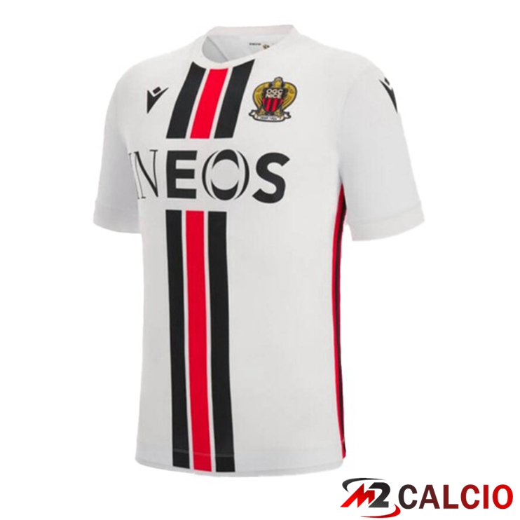 Maglie Calcio Personalizzate,Tute Calcio Squadre,Maglia Nazionale Italiana Calcio | Maglie Calcio OGC Nice Prima Bianco 2022/2023