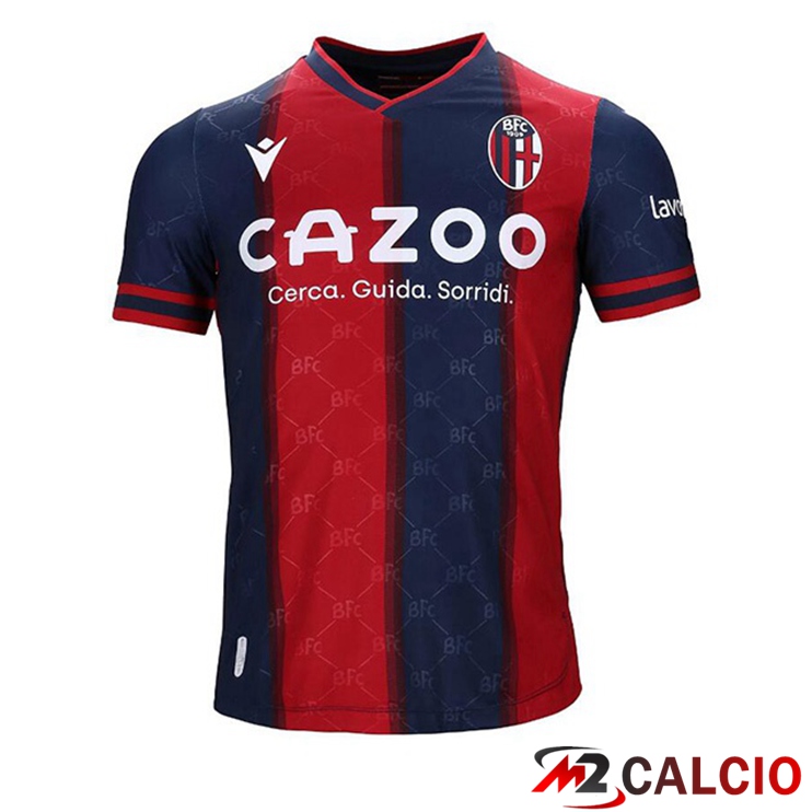 Maglie Calcio Personalizzate,Tute Calcio Squadre,Maglia Nazionale Italiana Calcio | Maglie Calcio Bologna Prima Rosso Blu 2022/2023