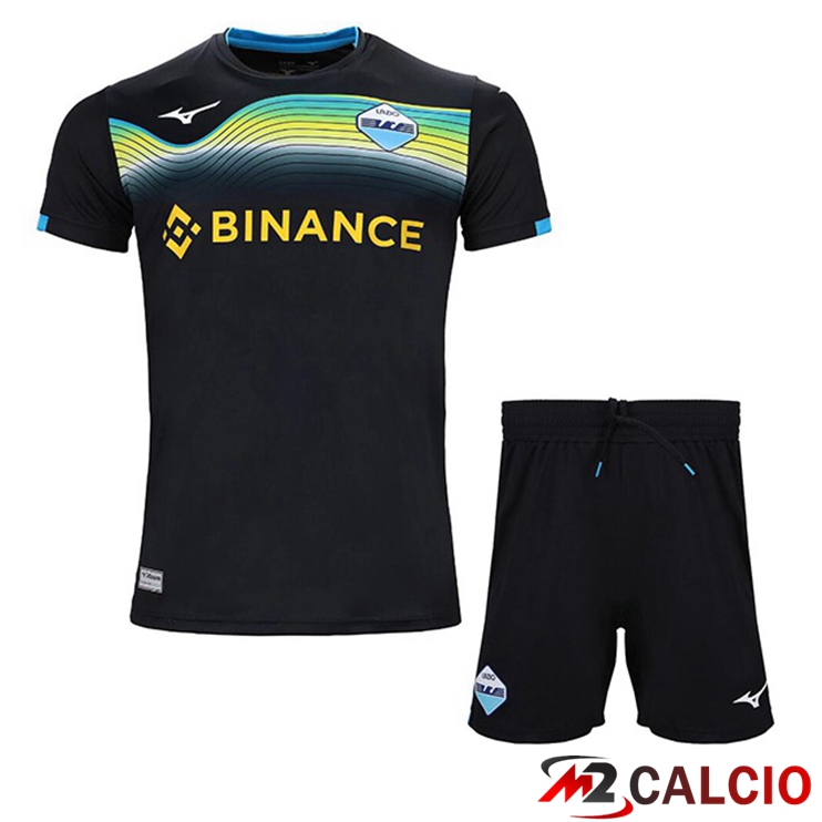 Maglie Calcio Personalizzate,Tute Calcio Squadre,Maglia Nazionale Italiana Calcio | Maglie Calcio SS Lazio Bambino Seconda Nero 2022/2023