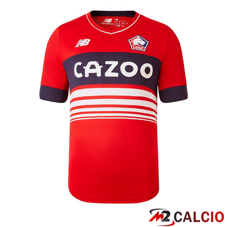 Maglie Calcio Personalizzate,Tute Calcio Squadre,Maglia Nazionale Italiana Calcio | Maglie Calcio Lille OSC Prima Rosso 2022/2023