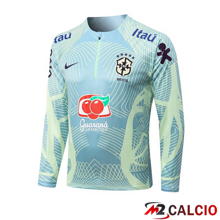 Maglie Calcio Personalizzate,Tute Calcio Squadre,Maglia Nazionale Italiana Calcio | Felpe Allenamento Brasile Verde 2022/2023