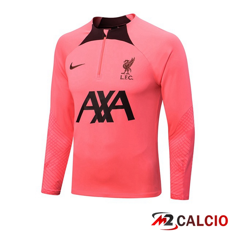 Maglie Calcio Personalizzate,Tute Calcio Squadre,Maglia Nazionale Italiana Calcio | Felpe Allenamento FC Liverpool Rosa 2022/2023