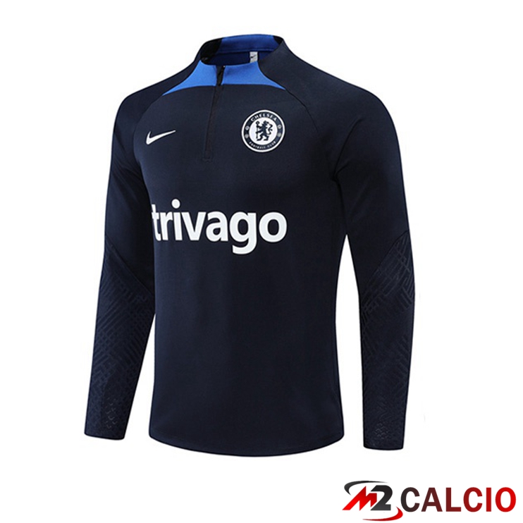 Maglie Calcio Personalizzate,Tute Calcio Squadre,Maglia Nazionale Italiana Calcio | Felpe Allenamento FC Chelsea Blu Royal 2022/2023