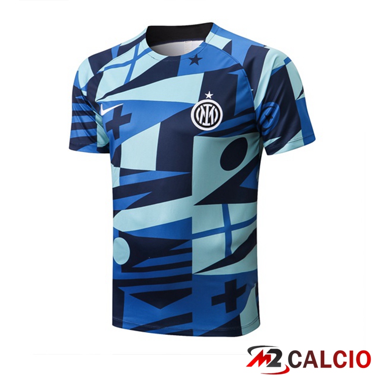 Maglie Calcio Personalizzate,Tute Calcio Squadre,Maglia Nazionale Italiana Calcio | T Shirt Allenamento Inter Milan Blu 2022/2023
