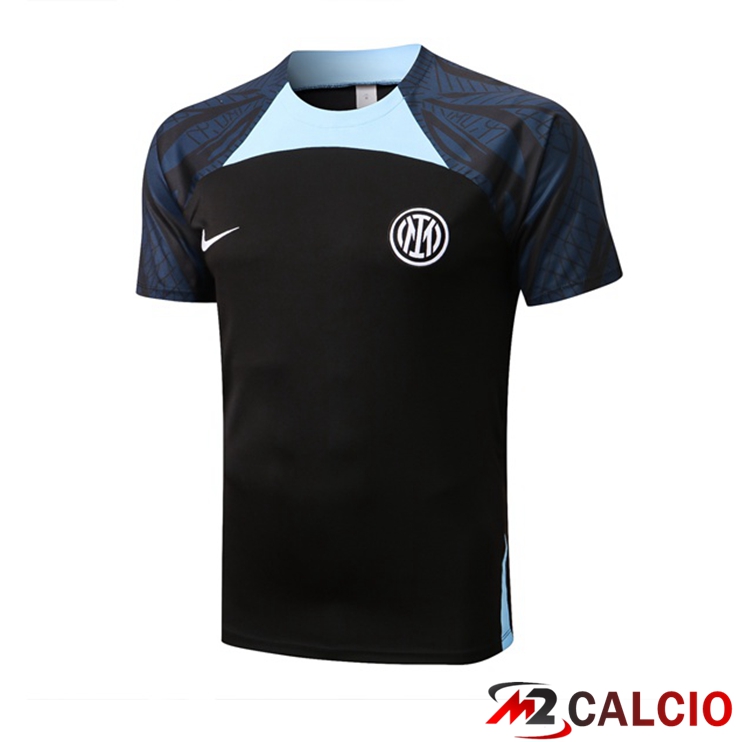 Maglie Calcio Personalizzate,Tute Calcio Squadre,Maglia Nazionale Italiana Calcio | T Shirt Allenamento Inter Milan Nero 2022/2023