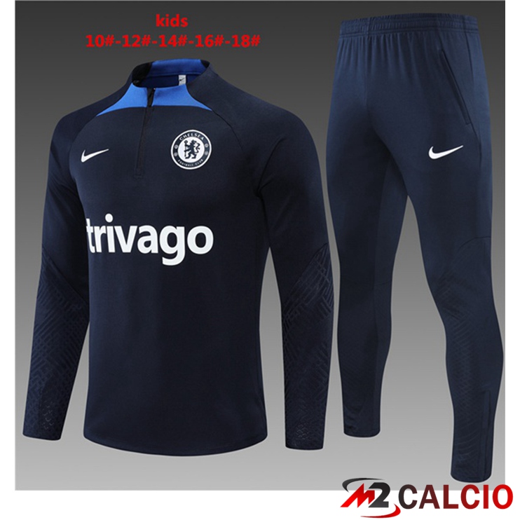Maglie Calcio Personalizzate,Tute Calcio Squadre,Maglia Nazionale Italiana Calcio | Tuta Calcio FC Chelsea Bambino Blu Royal 2022/2023