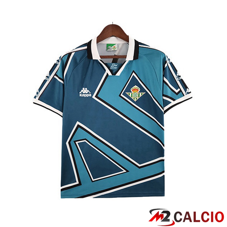 Maglie Calcio Personalizzate,Tute Calcio Squadre,Maglia Nazionale Italiana Calcio | Maglie Calcio Real Betis Retro Seconda Blu 1995-1997