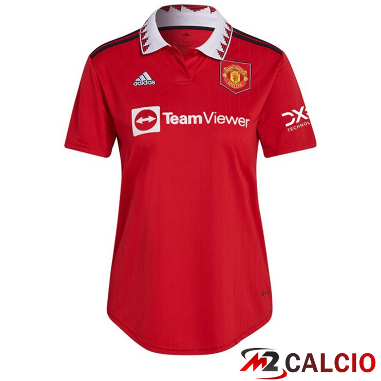 Maglie Calcio Personalizzate,Tute Calcio Squadre,Maglia Nazionale Italiana Calcio | Maglie Calcio Manchester United DonnaPrima Rosso 2022/2023