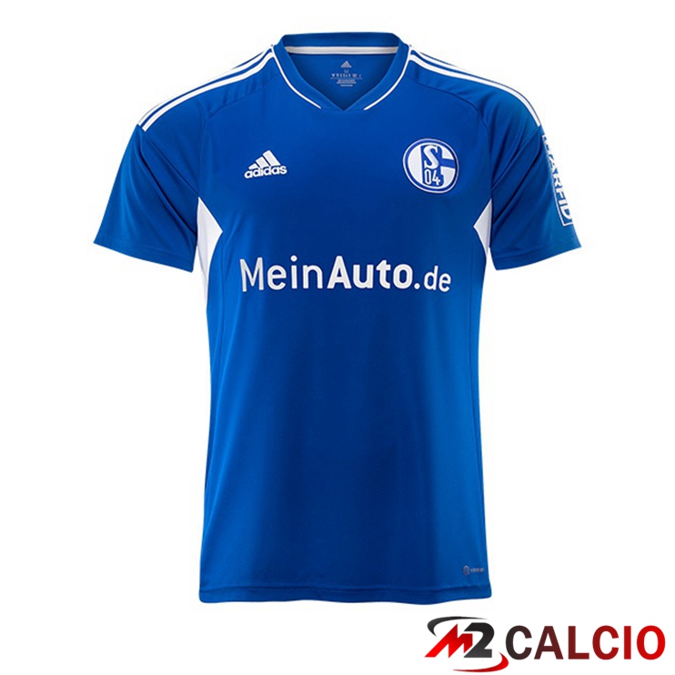 Maglie Calcio Personalizzate,Tute Calcio Squadre,Maglia Nazionale Italiana Calcio | Maglie Calcio Schalke 04 Prima Blu 2022/2023