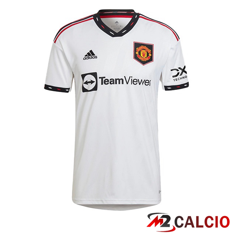 Maglie Calcio Personalizzate,Tute Calcio Squadre,Maglia Nazionale Italiana Calcio | Maglie Calcio Manchester United Seconda Bianco 2022/2023