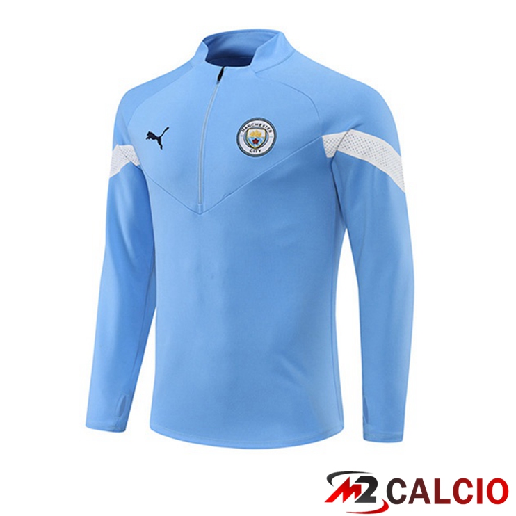 Maglie Calcio Personalizzate,Tute Calcio Squadre,Maglia Nazionale Italiana Calcio | Felpa Allenamento Manchester City Blu 2022/2023
