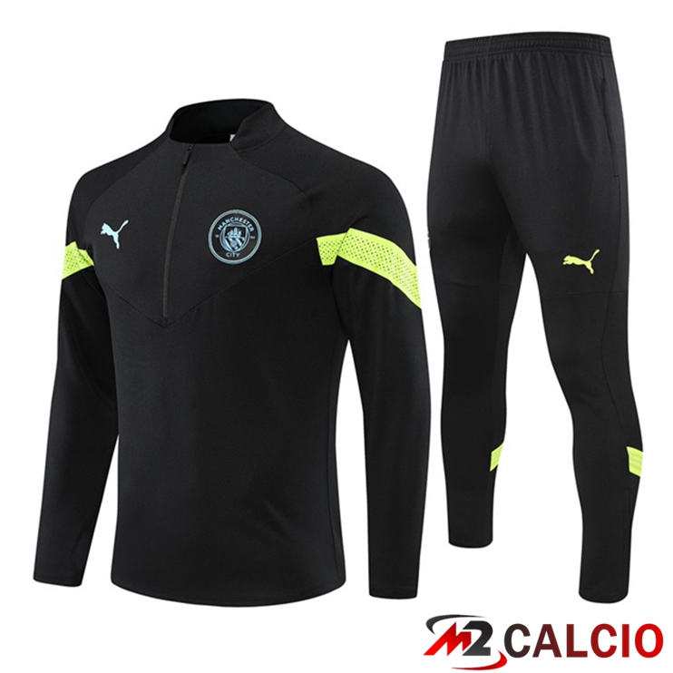 Maglie Calcio Personalizzate,Tute Calcio Squadre,Maglia Nazionale Italiana Calcio | Insieme Tuta Calcio Manchester City Nero 2022/2023