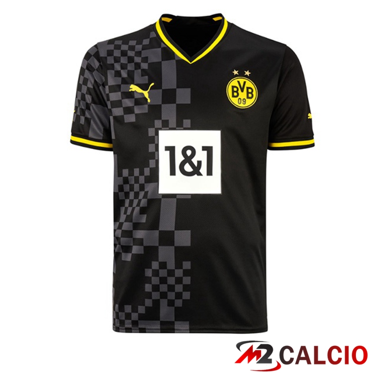 Maglie Calcio Personalizzate,Tute Calcio Squadre,Maglia Nazionale Italiana Calcio | Maglie Calcio Dortmund BVB Seconda Nero 2022/2023