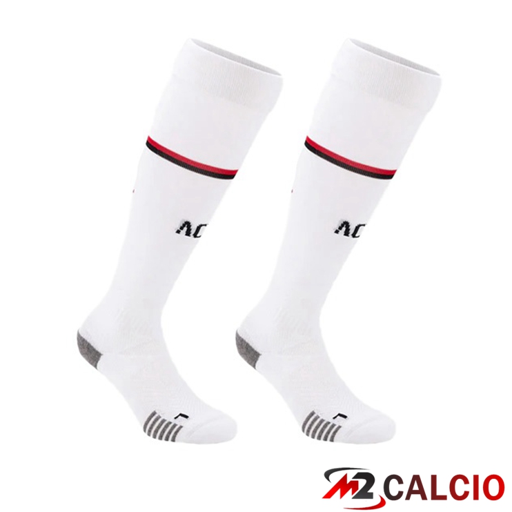 Maglie Calcio Personalizzate,Tute Calcio Squadre,Maglia Nazionale Italiana Calcio | Calzini Calcio AC Milan Seconda Bianco 2022/2023