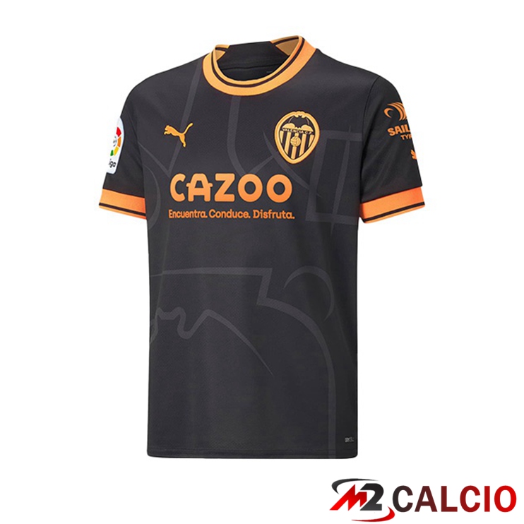 Maglie Calcio Personalizzate,Tute Calcio Squadre,Maglia Nazionale Italiana Calcio | Maglie Calcio Valencia CF Seconda Nero 2022/2023