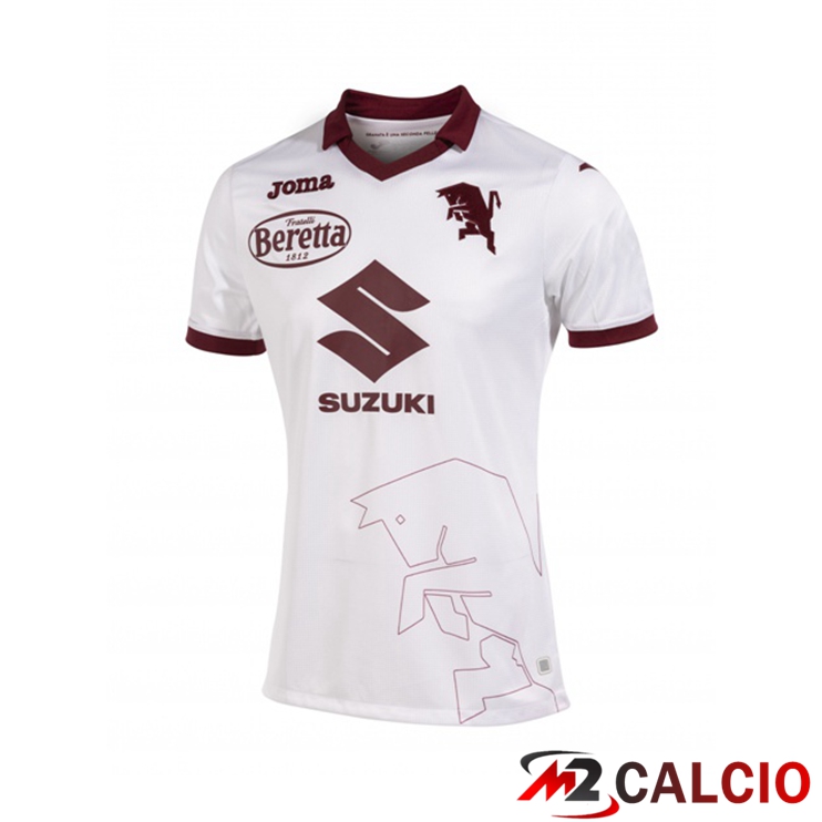 Maglie Calcio Personalizzate,Tute Calcio Squadre,Maglia Nazionale Italiana Calcio | Maglie Calcio Torino FC Seconda Bianco 2022/2023