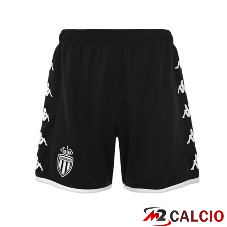 Maglie Calcio Personalizzate,Tute Calcio Squadre,Maglia Nazionale Italiana Calcio | Pantaloncini Calcio AS Monaco Seconda Nero 2022/2023