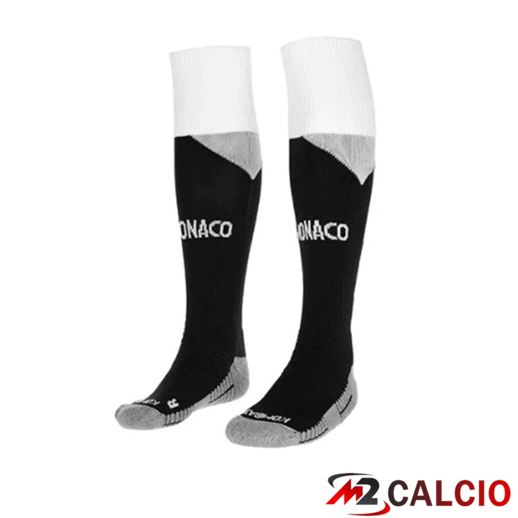 Maglie Calcio Personalizzate,Tute Calcio Squadre,Maglia Nazionale Italiana Calcio | Calzini Calcio AS Monaco Seconda Nero 2022/2023