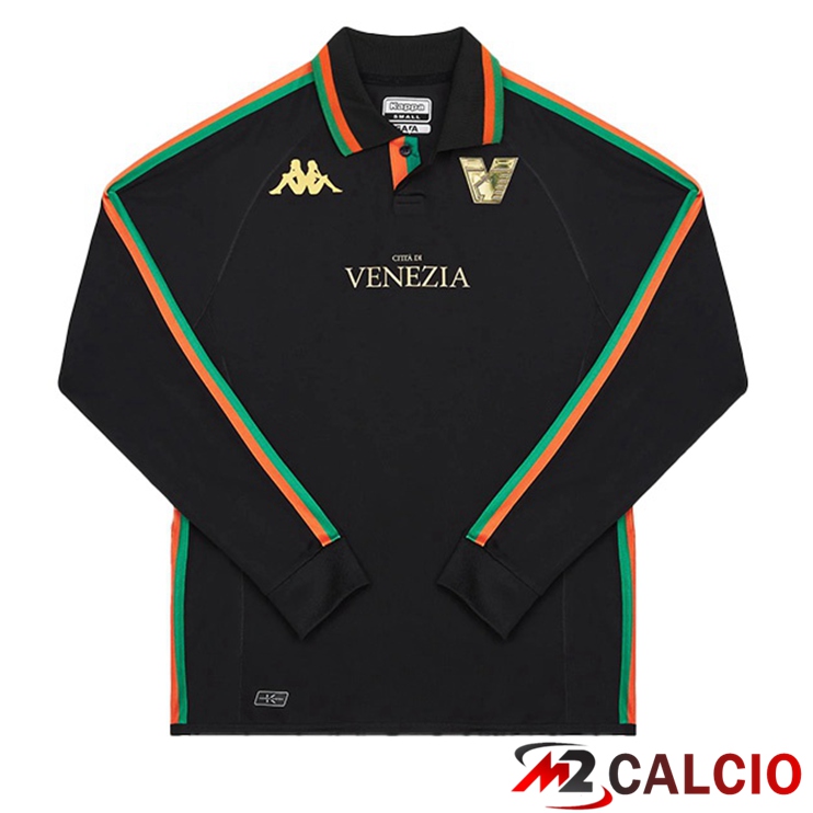 Maglie Calcio Personalizzate,Tute Calcio Squadre,Maglia Nazionale Italiana Calcio | Maglie Calcio Venise FC Prima Manica Lunga Nero 2022/2023