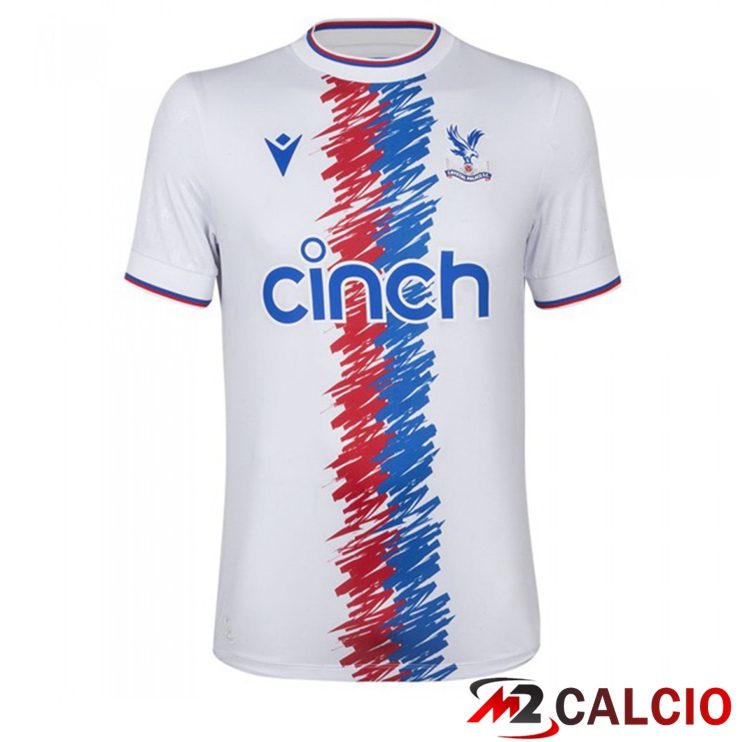 Maglie Calcio Personalizzate,Tute Calcio Squadre,Maglia Nazionale Italiana Calcio | Maglie Calcio Crystal Palace Seconda Bianco 2022/2023
