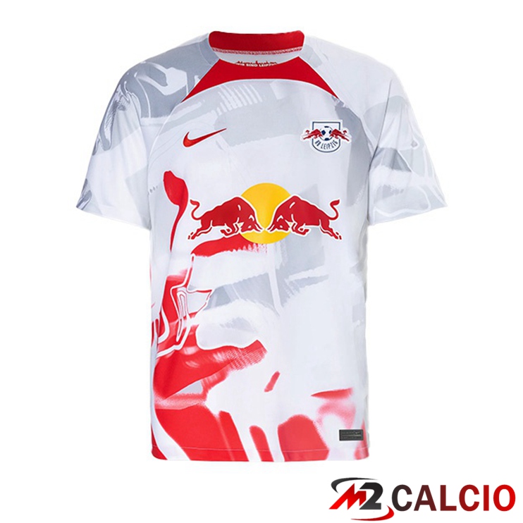 Maglie Calcio Personalizzate,Tute Calcio Squadre,Maglia Nazionale Italiana Calcio | Maglie Calcio RB Leipzig Prima Bianco 2022/2023