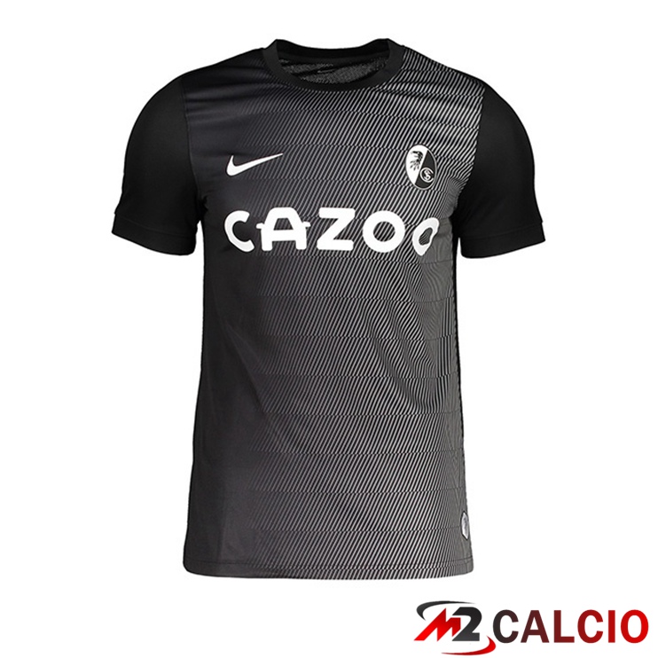 Maglie Calcio Personalizzate,Tute Calcio Squadre,Maglia Nazionale Italiana Calcio | Maglie Calcio SC Fribourg Seconda Nero 2022/2023