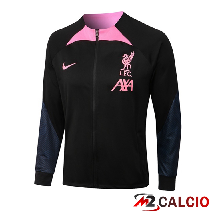 Maglie Calcio Personalizzate,Tute Calcio Squadre,Maglia Nazionale Italiana Calcio | Giacca Calcio FC Liverpool Nero 2022/2023
