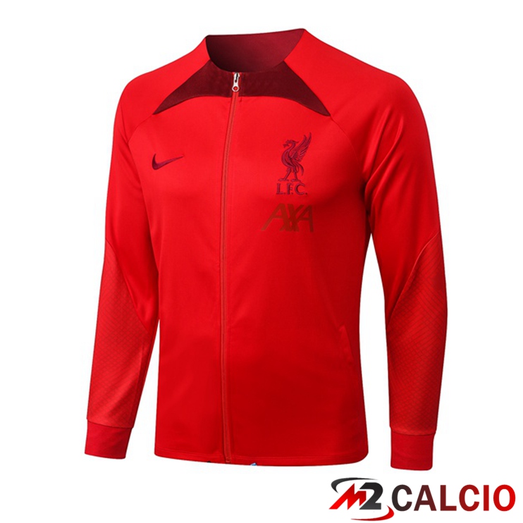 Maglie Calcio Personalizzate,Tute Calcio Squadre,Maglia Nazionale Italiana Calcio | Giacca Calcio FC Liverpool Rosso 2022/2023