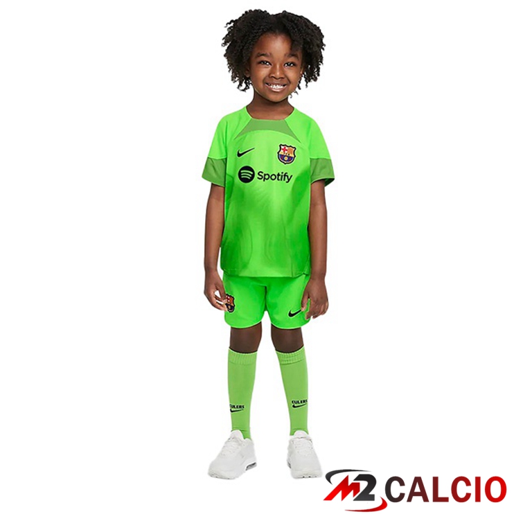 Maglie Calcio Personalizzate,Tute Calcio Squadre,Maglia Nazionale Italiana Calcio | Maglie Calcio FC Barcellona Bambino Portiere Nero 2022/2023
