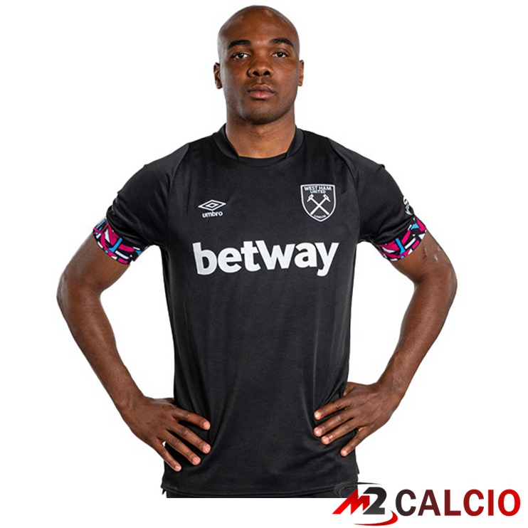 Maglie Calcio Personalizzate,Tute Calcio Squadre,Maglia Nazionale Italiana Calcio | Maglie Calcio West Ham Seconda Nero 2022/2023