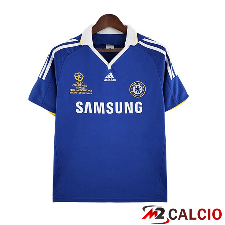 Maglie Calcio Personalizzate,Tute Calcio Squadre,Maglia Nazionale Italiana Calcio | Maglie Calcio FC Chelsea Retro Prima Blu 2008-2009
