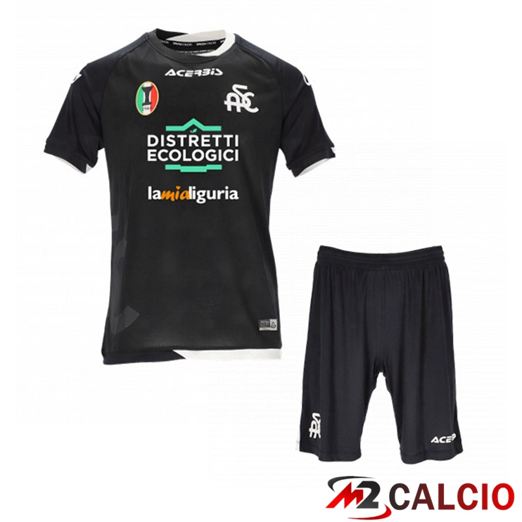 Maglie Calcio Personalizzate,Tute Calcio Squadre,Maglia Nazionale Italiana Calcio | Maglie Calcio Spezia Calcio Bambino Seconda Nero