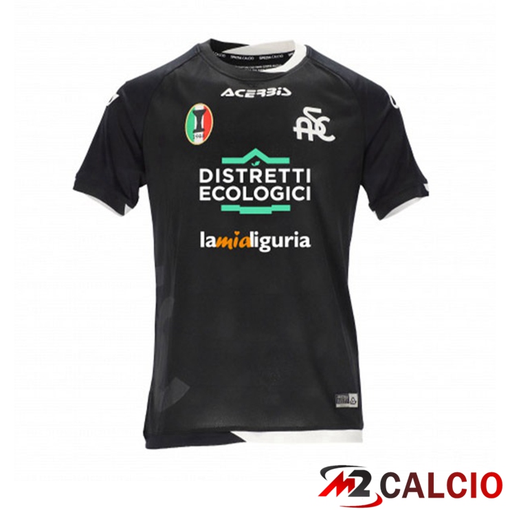 Maglie Calcio Personalizzate,Tute Calcio Squadre,Maglia Nazionale Italiana Calcio | Maglie Calcio Spezia Calcio Seconda Nero 2022/2023