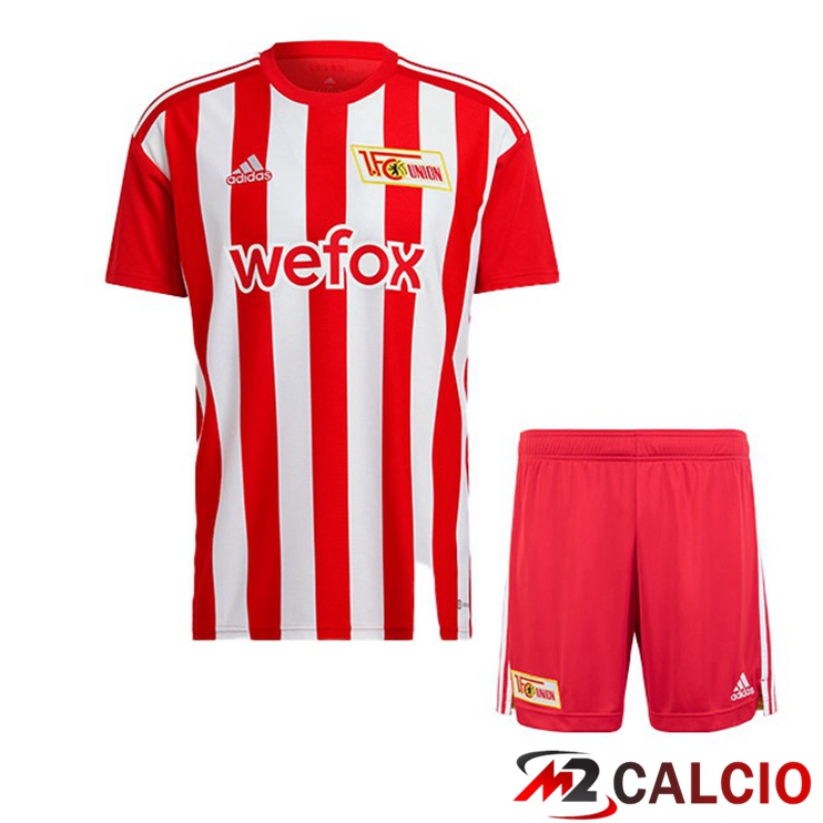Maglie Calcio Personalizzate,Tute Calcio Squadre,Maglia Nazionale Italiana Calcio | Maglie Calcio Union Berlin Bambino Prima Rosso 2022/2023