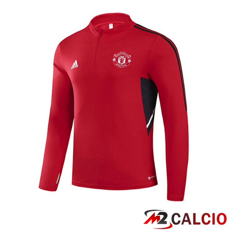 Maglie Calcio Personalizzate,Tute Calcio Squadre,Maglia Nazionale Italiana Calcio | Felpa Allenamento Manchester United Rosso 2022/2023