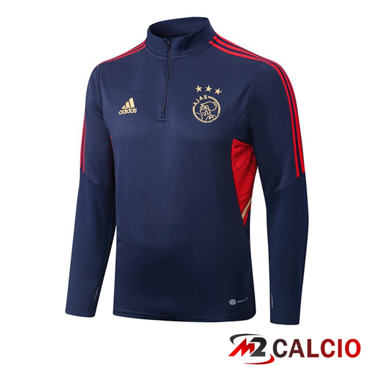 Maglie Calcio Personalizzate,Tute Calcio Squadre,Maglia Nazionale Italiana Calcio | Felpa Allenamento AFC Ajax Blu 2022/2023