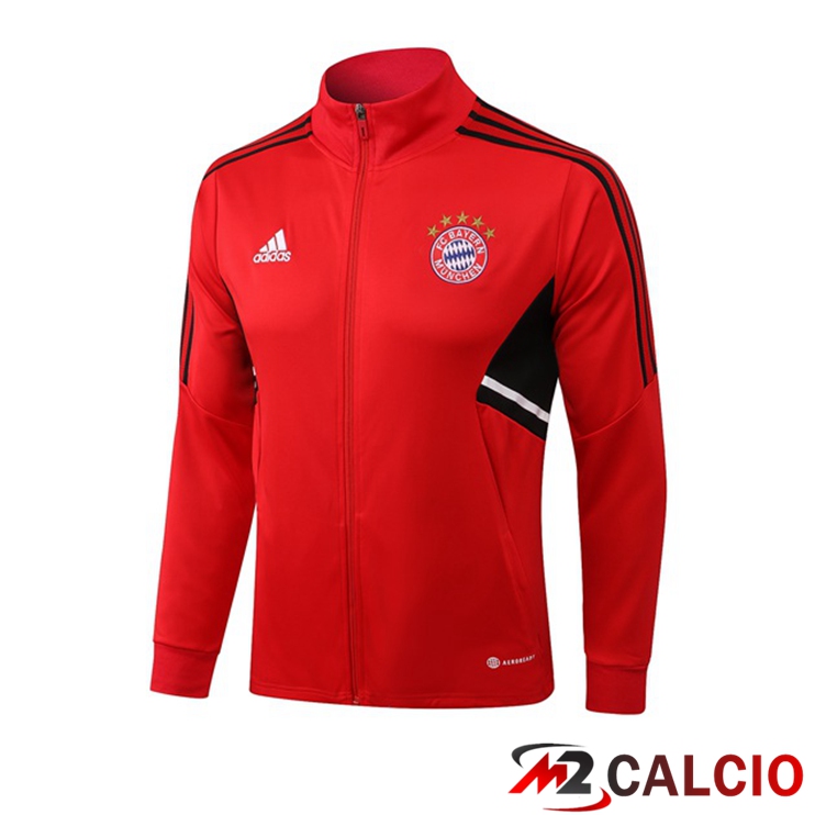 Maglie Calcio Personalizzate,Tute Calcio Squadre,Maglia Nazionale Italiana Calcio | Giacca Calcio Bayern Monaco Rosso 2022/2023