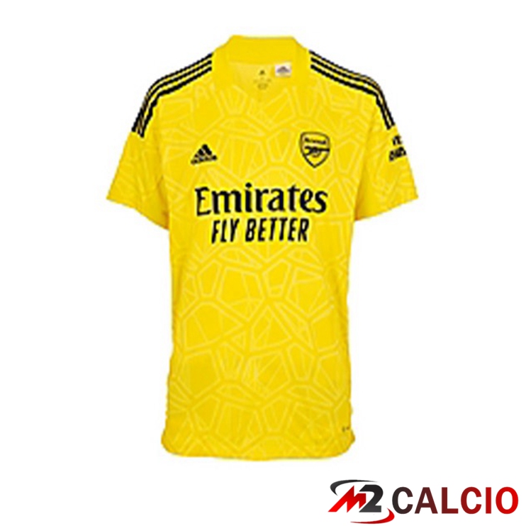 Maglie Calcio Personalizzate,Tute Calcio Squadre,Maglia Nazionale Italiana Calcio | Maglie Calcio Arsenal Portiere Giallo 2022/2023