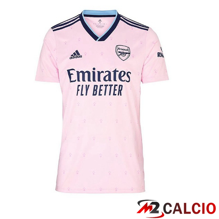 Maglie Calcio Personalizzate,Tute Calcio Squadre,Maglia Nazionale Italiana Calcio | Maglie Calcio Arsenal Terza Rosa Blu 2022/2023